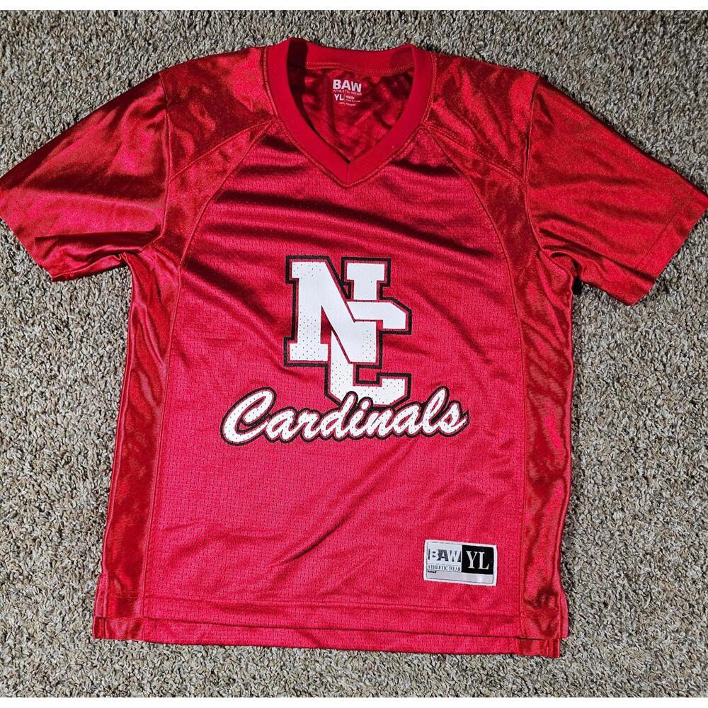 BAW Athletic Wear NC Cardinals jersey Youth Large Red